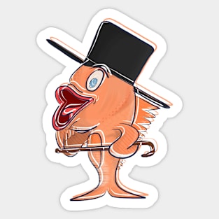 Just A Fish Sticker